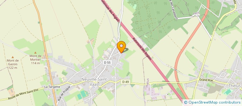 localisation de l'entreprise FABOTO  NEUVILLE-SAINT-VAAST