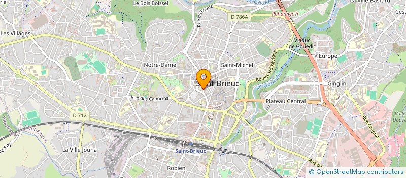 localisation de l'entreprise FABOUEST à SAINT-BRIEUC