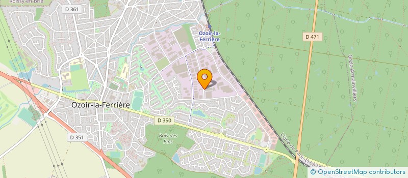 localisation de l'entreprise FABR REPAR ENTRET MOULE INDUST à OZOIR-LA-FERRIERE