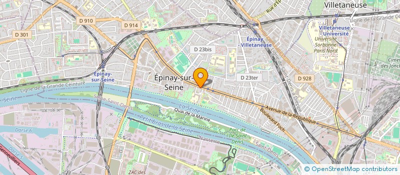 localisation de l'entreprise FABRA IMMO à EPINAY-SUR-SEINE