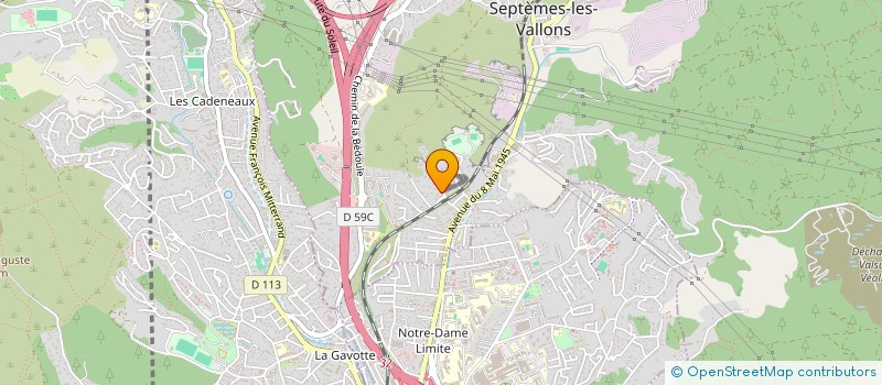 localisation de l'entreprise FABRAY à SEPTEMES-LES-VALLONS