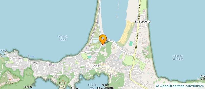 localisation de l'entreprise FABRE à HYERES