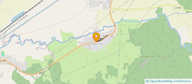 localisation de l'entreprise FABRE  LOUPPY-LE-CHATEAU