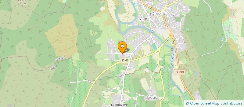 localisation de l'entreprise FABRE à QUISSAC