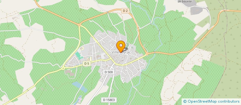 localisation de l'entreprise FABRE AGENCEMENT ET COORDINATION  VILLEVEYRAC