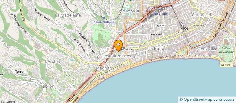 localisation de l'entreprise FABRE CONSULTING à NICE