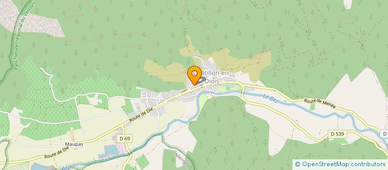 localisation de l'entreprise FABRE EN DIOIS  SAINT-ROMAN