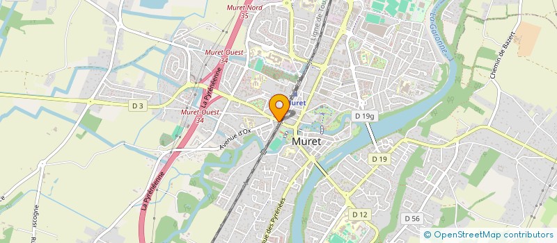 localisation de l'entreprise FABRE MURET PRIMEURS à MURET