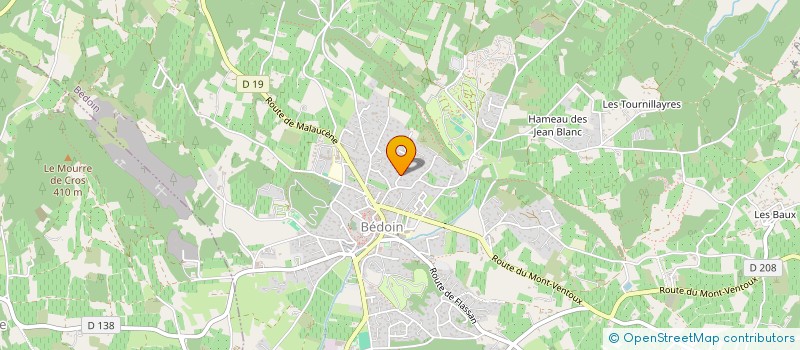 localisation de l'entreprise FABRE-NOTELE  BEDOIN