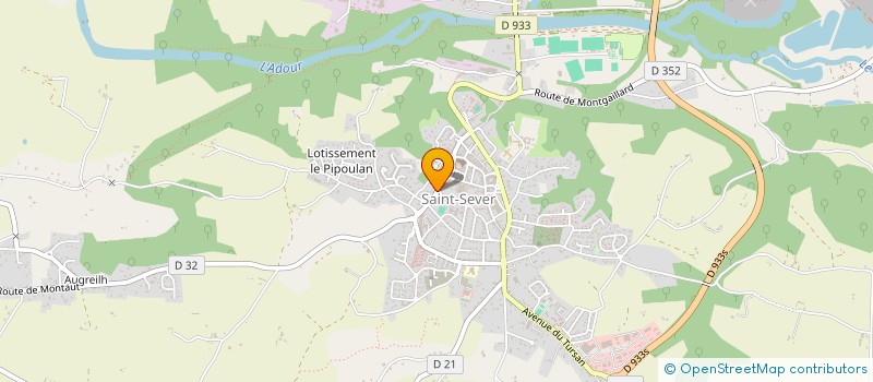 localisation de l'entreprise FABRE QSE à SAINT-SEVER