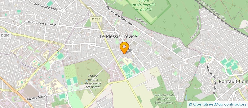 localisation de l'entreprise FABRE SERVICES à LE PLESSIS-TREVISE