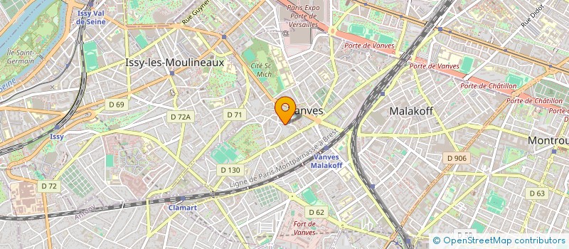 localisation de l'entreprise FABRE                         SUZAN  VANVES