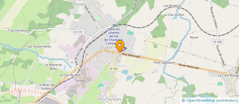 localisation de l'entreprise FABRECO à TERRES-DE-HAUTE-CHARENTE