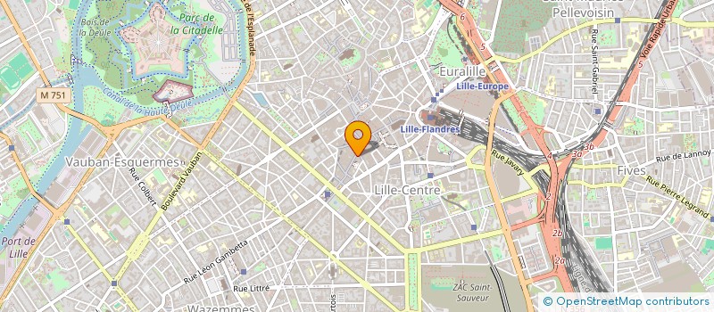 localisation de l'entreprise FABREGA INVEST à LILLE