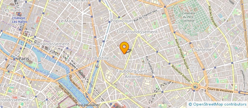 localisation de l'entreprise FABREGA PARTICIPATIONS  PARIS