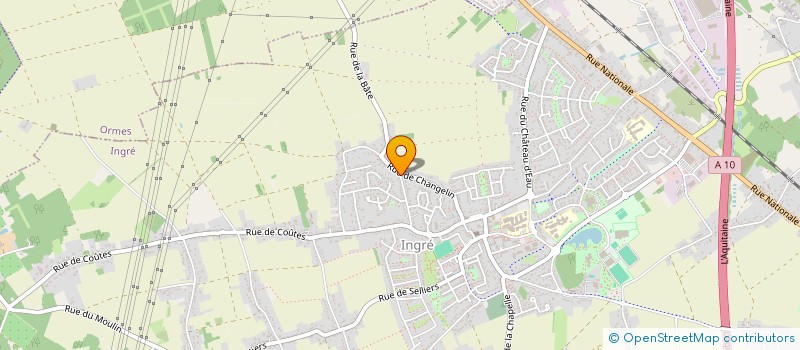 localisation de l'entreprise FABREGAD SARL  INGRE