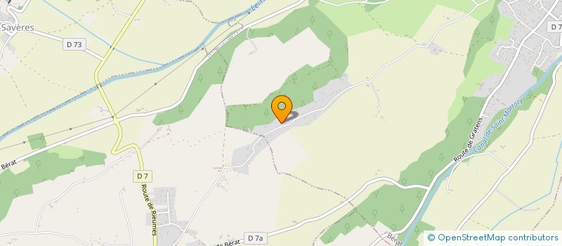 localisation de l'entreprise FABREGART  BERAT