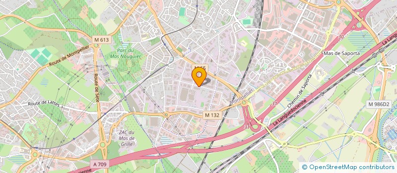 localisation de l'entreprise FABREGAT INVEST à MONTPELLIER
