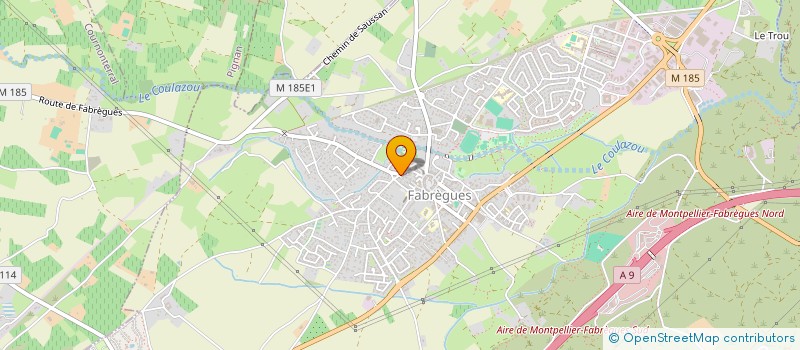 localisation de l'entreprise FABREGUES IMMOB RENOVATION MAINTENANCE à FABREGUES