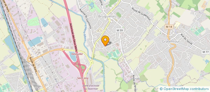 localisation de l'entreprise FABREM à BRUGUIERES