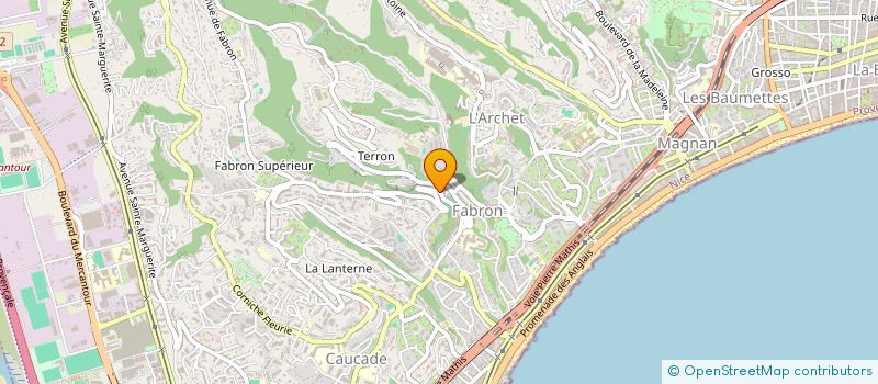 localisation de l'entreprise FABRERIE ASSET MANAGEMENT à NICE
