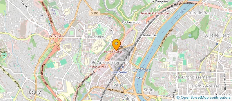 localisation de l'entreprise FABRET  LYON