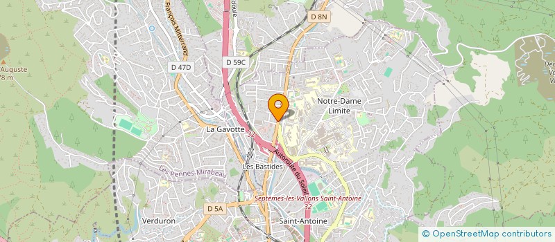 localisation de l'entreprise FABRETTES PIZZA à MARSEILLE