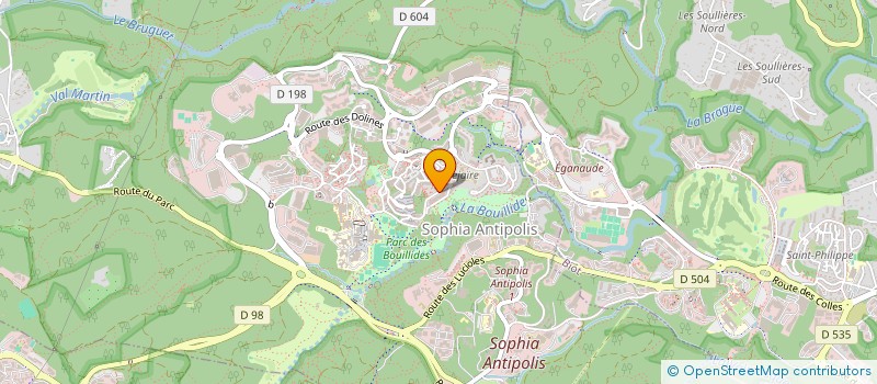 localisation de l'entreprise FABRI RENOV  VALBONNE