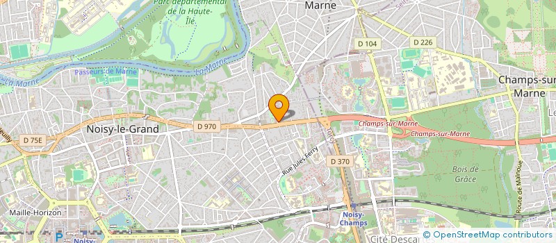 localisation de l'entreprise FABRIANO TRANSPORT  NOISY-LE-GRAND