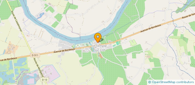 localisation de l'entreprise FABRIC  LE TEMPLE-SUR-LOT