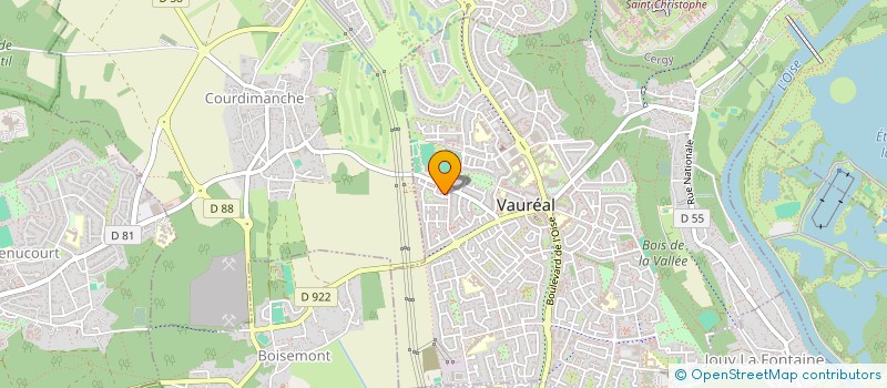 localisation de l'entreprise FABRIC ART à VAUREAL