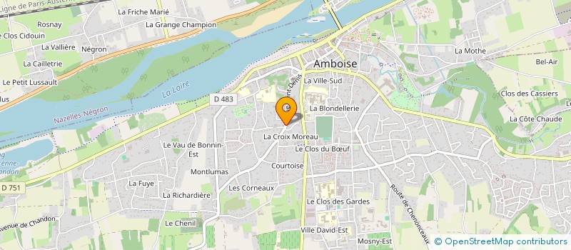 localisation de l'entreprise FABRIC.BOIS à AMBOISE