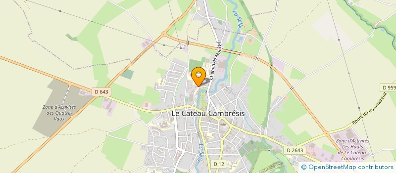 localisation de l'entreprise FABRIC ETUDE RECHERC INTERFACE ELECTRONI à LE CATEAU-CAMBRESIS