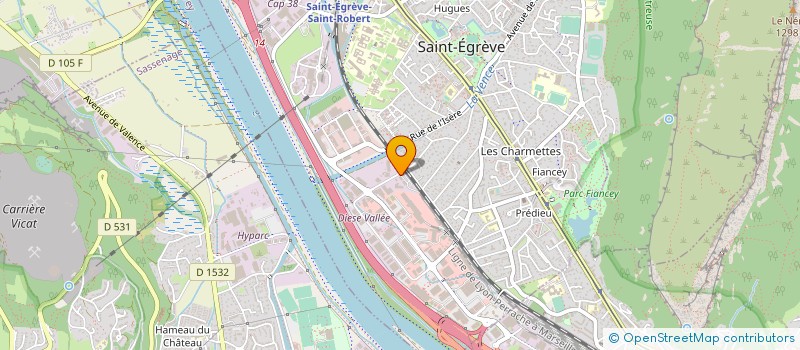 localisation de l'entreprise FABRICANOVA  SAINT-EGREVE