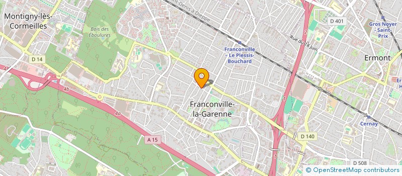 localisation de l'entreprise FABRICAT EDITION COMMUNICATION VIDEOTEX à FRANCONVILLE