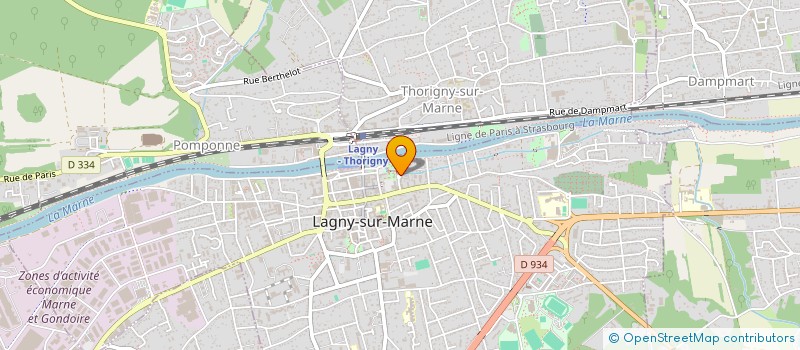 localisation de l'entreprise FABRICATION AGENCEMENT COMMERCE INDUST à LAGNY-SUR-MARNE