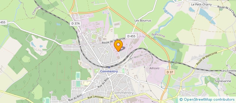 localisation de l'entreprise FABRICATION COMMENTRYENNE DE TRAVAUX PUBLICS  COMMENTRY