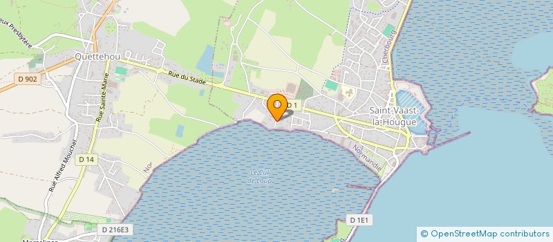 localisation de l'entreprise FABRICATION D'ACCASTILLAGES NORMANDS à SAINT-VAAST-LA-HOUGUE