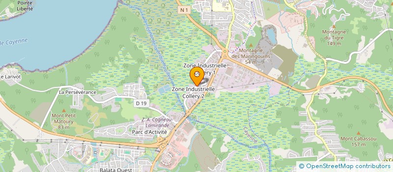 localisation de l'entreprise FABRICATION DE PRODUITS ALIMENTAIRES ET COSMETIQUES  CAYENNE