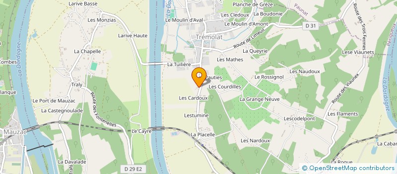 localisation de l'entreprise FABRICATION ELECTRONIQUE DE DORDOGNE à VAL DE LOUYRE ET CAUDEAU