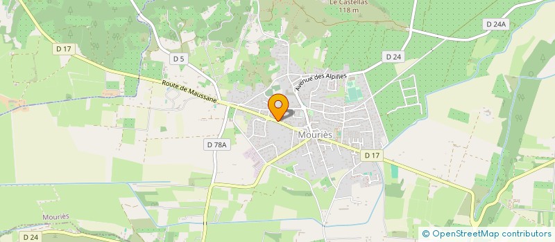 localisation de l'entreprise FABRICATION ET REALISATIONS DE PROVENCE à MOURIES