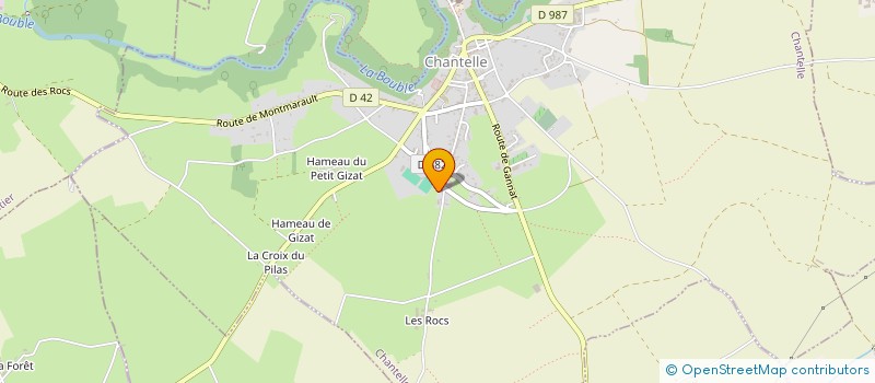 localisation de l'entreprise FABRICATIONS DES BENEDICTINES  CHANTELLE