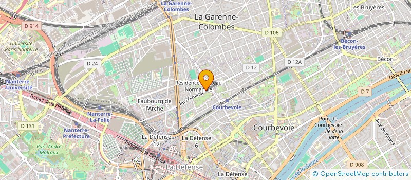 localisation de l'entreprise FABRICATIONS INDUSTRIELLES DE COURBEVOIE à COURBEVOIE
