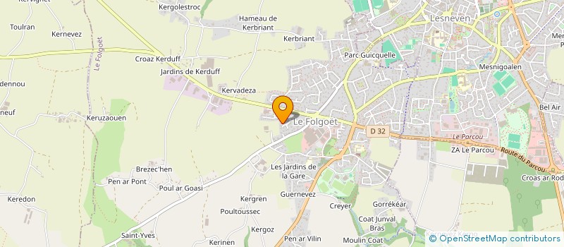 localisation de l'entreprise FABRICE  KERNILIS