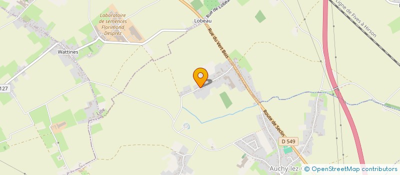 localisation de l'entreprise FABRICE ACTIVITES IMMOBILIERES  AUCHY-LEZ-ORCHIES