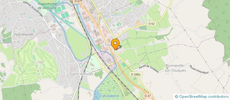 localisation de l'entreprise FABRICE BELHAIRE  TOUQUES