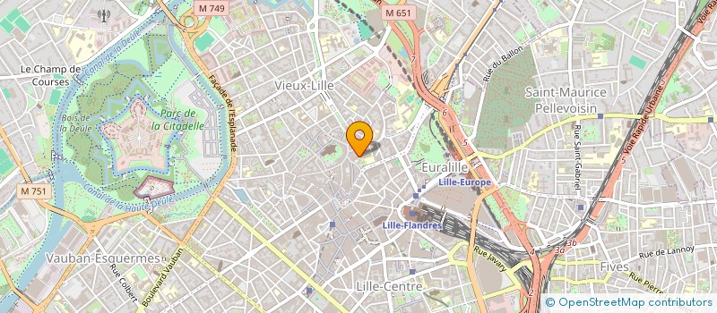 localisation de l'entreprise FABRICE CHATELAIN AVOCAT à LILLE