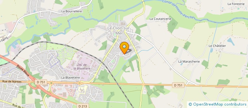 localisation de l'entreprise FABRICE CHOBLET à PORNIC