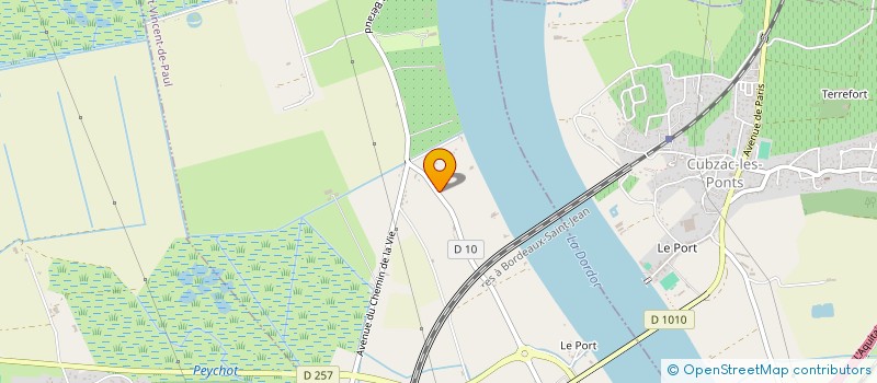 localisation de l'entreprise FABRICE DEL DONGO  SAINT-VINCENT-DE-PAUL