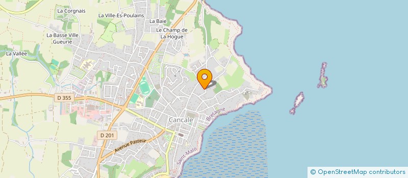 localisation de l'entreprise FABRICE DUBOIS & ASSOCIES à CANCALE